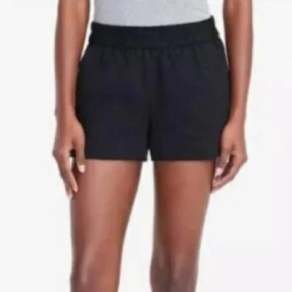 J. Crew Women's Jacquard Black Pull On Black Boardwalk Shorts - Picture 1 of 4